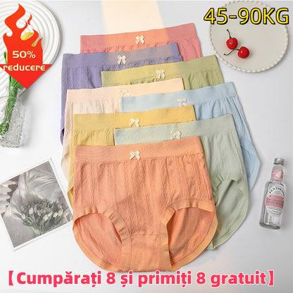 💘【Kup 8, a otrzymasz 8 gratis】Damskie majtki modelujące brzuch z wysokim stanem – 4052867
