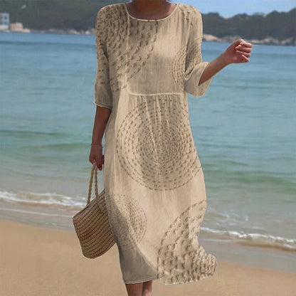 👗 Poslední den 50% slevy! 【XS-4XL】Elegantní letní volnočasové šaty – prodyšné, pohodlné, univerzální a zeštíhlující.