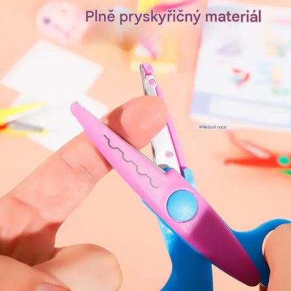 ✂️🥰【6-dílná sada】🌈Dětské bezpečnostní nůžky (na kutilské projekty)