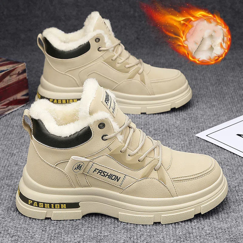🔥🔥👞【39－44】2024 nowe męskie zimowe, pogrubione, aksamitne, ciepłe buty Martin 3848965
