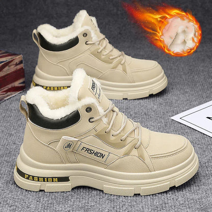 🔥🔥👞【39－44】2024 nowe męskie zimowe, pogrubione, aksamitne, ciepłe buty Martin 3848965