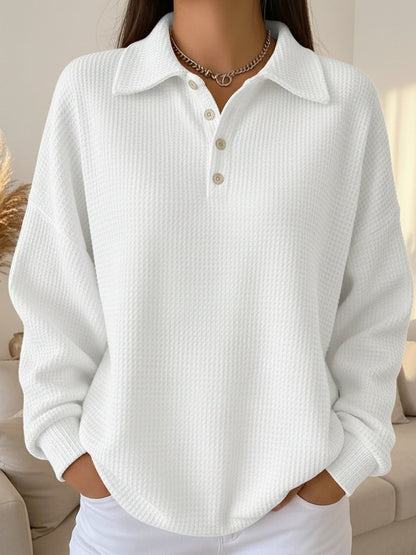 [S-5XL] Nueva camisa polo de cuello liso de otoño/invierno 4181973