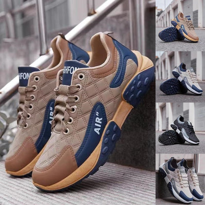 【39-44】Nowe męskie skórzane buty sportowe na co dzień 3847614