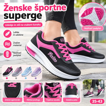 👟🏃‍♀️【35-43】Nove ženske modne, sproščene in športne superge za jesen in zimo – nedrseče in udobne.