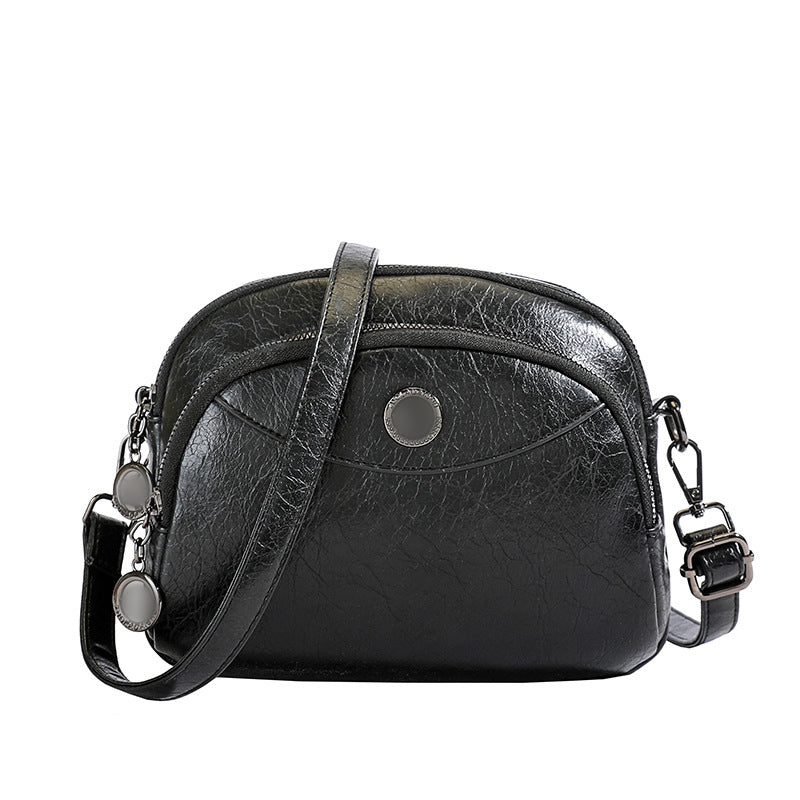 👜 Nová měkká kožená crossbody kabelka, velká kapacita, vícevrstvý design, moderní retro styl. 4234413