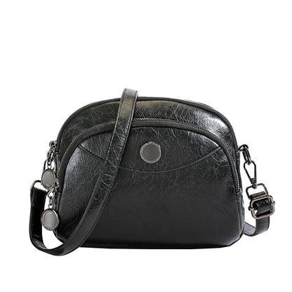 👜 Nová měkká kožená crossbody kabelka, velká kapacita, vícevrstvý design, moderní retro styl. 4234413