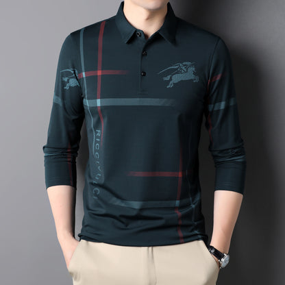 ⭐🔥【M-4XL】Nové polo tričko s dlouhým rukávem a límečkem