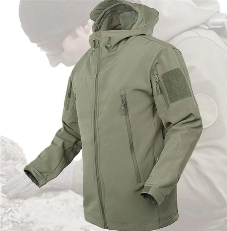 【S–4XL】Kvalitní zimní zateplená bunda s kapucí – voděodolná a větruodolná, vhodná pro outdoor i každodenní nošení.
