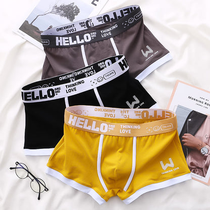 【5 szt】 Bawełniane bokserki męskie-3903739