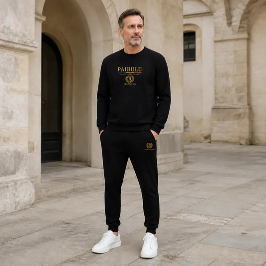 🔥 Pánská podzimní volnočasová sportovní souprava, novinka 👕👖【Mikina + kalhoty】