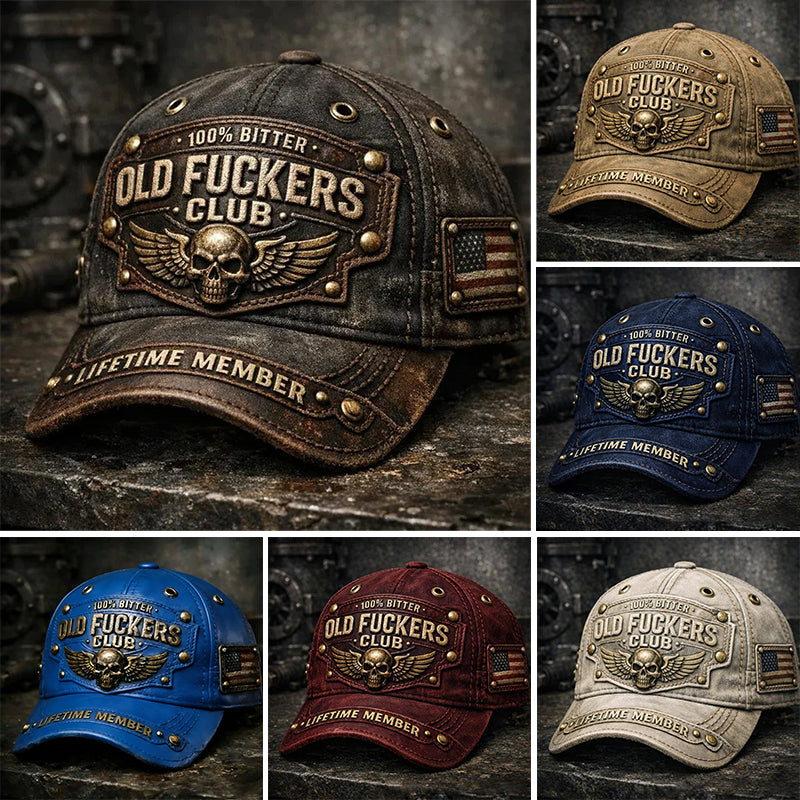 🔥 Męska czapka baseballowa w stylu retro na jesień/zimę 4209749