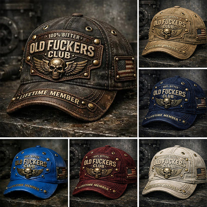 🔥 Męska czapka baseballowa w stylu retro na jesień/zimę 4209749