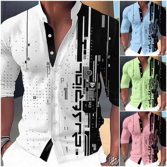 🔥【S-6XL】👔Ανδρικό πουκάμισο από καθαρό βαμβάκι