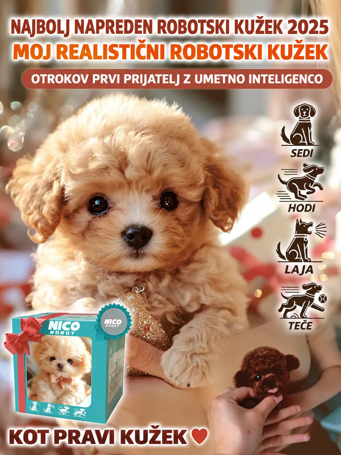 🐶🐶Plačilo ob dostavi - 🔥Moja robotska plišasta igrača mladiček