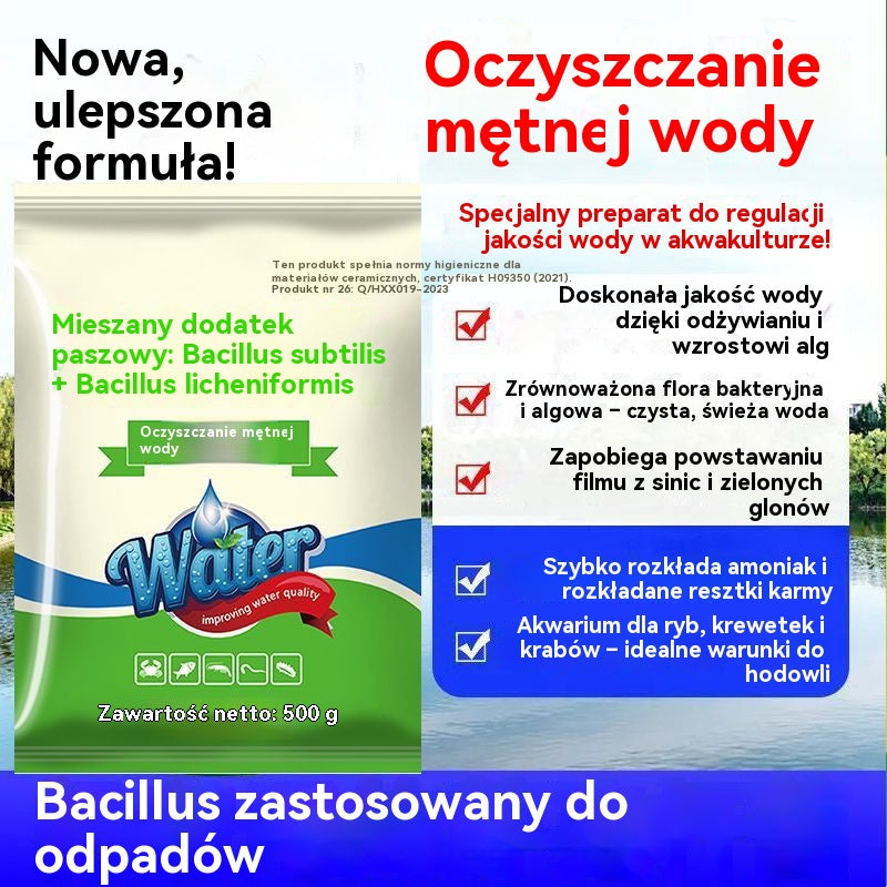 🐟🌊🔬500 g Premium Pond Powder | Klarowanie wody i kontrola glonów 🐟🌊🔬-4092396