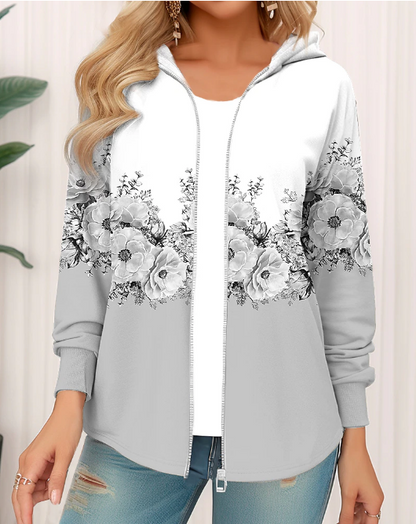 🔥 Novinka – sleva 50 % 🥰【S–5XL】Stylová zimní bunda s kapucí a potiskem, nová kolekce 2026
