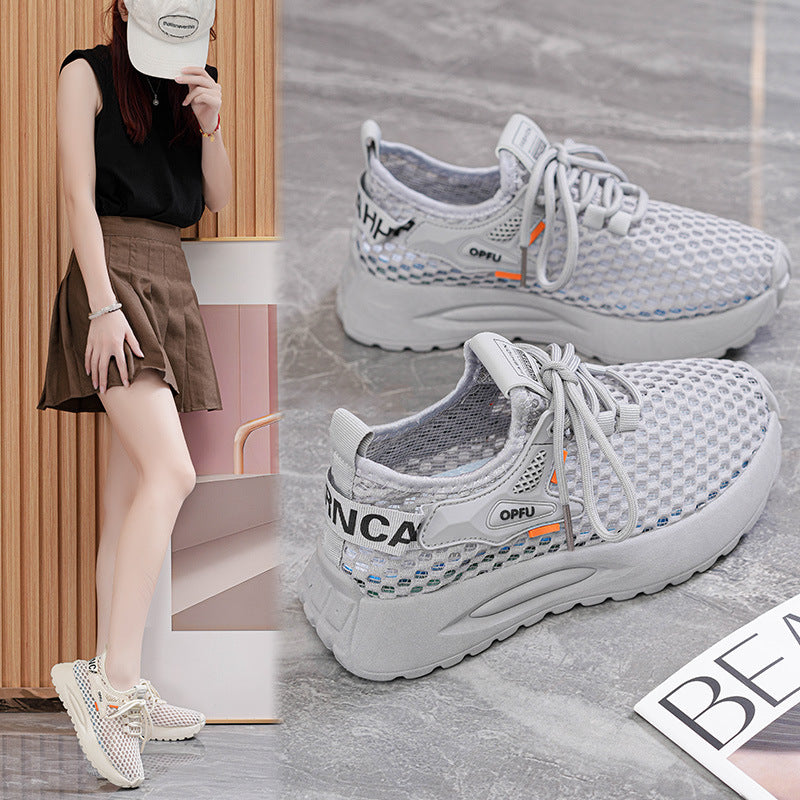 💕【35-40】2025 Letnie nowe buty sportowe z siateczki Flying Mesh Leisure