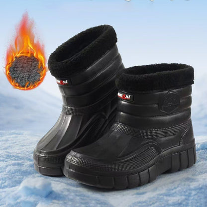 ♥️♥️【Nowy produkt】Ciepłe, wodoodporne, bawełniane buty outdoorowe i śniegowce wyściełane polarem-4209656