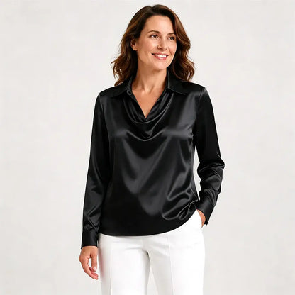 ⏳✨【50% sleva po omezenou dobu】【S-3XL】【40-100 kg】Elegantní dámská košile s potiskem a límcem