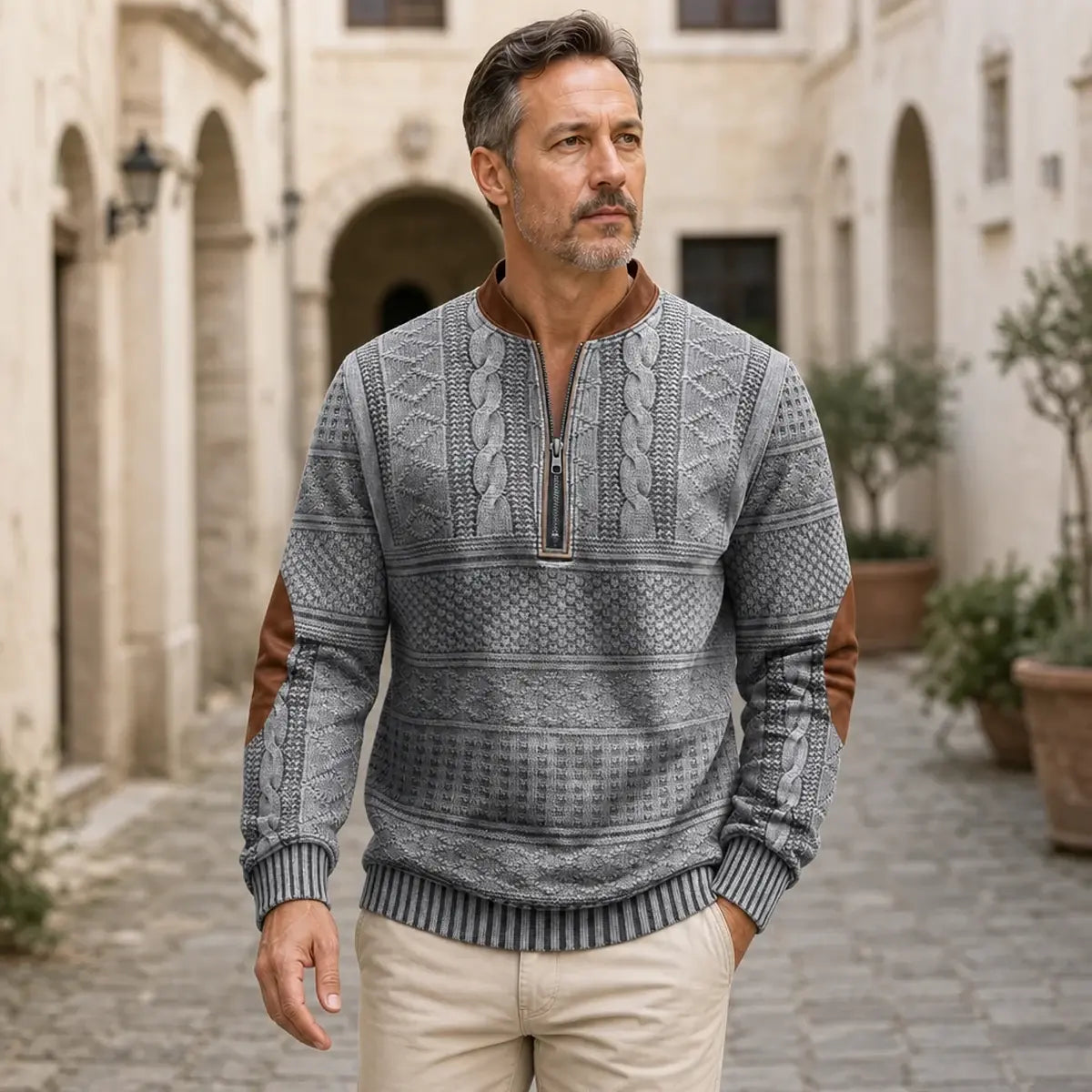⏳ Poslední den – sleva 50 % 【S–5XL】 Vysoce kvalitní pánská retro mikina s volným střihem a potiskem na podzim a zimu