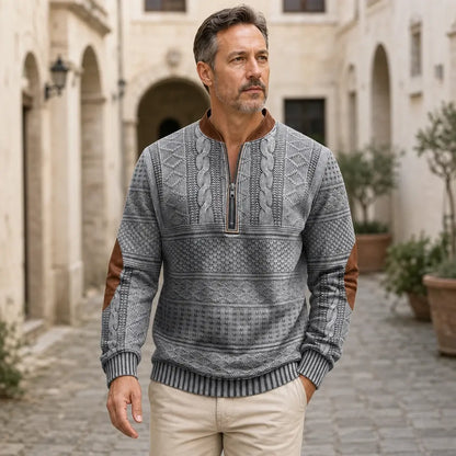 ⏳ Poslední den – sleva 50 % 【S–5XL】 Vysoce kvalitní pánská retro mikina s volným střihem a potiskem na podzim a zimu