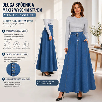 💕 Poslední den – sleva 50 %【XS–2XL】Dámská džínová sukně