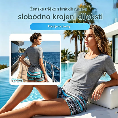 🔥【S-3XL】Žhavý výprodej🔥Nové dámské dvoudílné plavky s potiskem