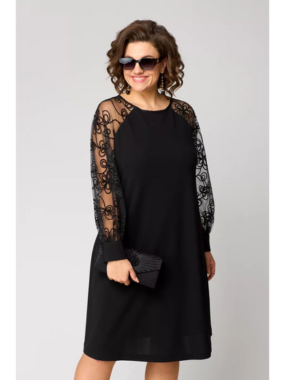 💖💖【S-5XL】🍁🍂Elegancka sukienka jesienno-zimowa w nowym stylu 3846776