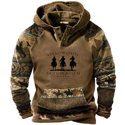 🔥[S-5XL]męska, pogrubiona bluza 3D z długimi rękawami, zapewniająca ciepło i zimno jesienią i zimą 4225467