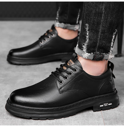 🏆💥【Oferta limitowana】【39-44】Męskie buty business casual ze skóry naturalnej — eleganckie, wygodne i trwałe