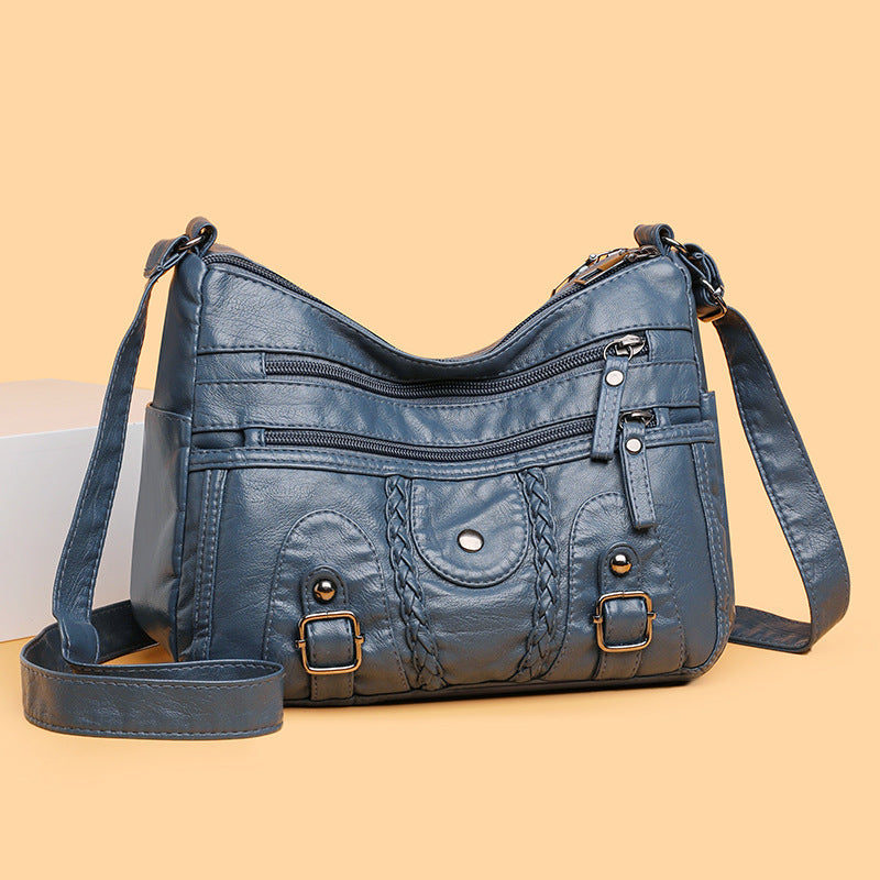 🔥【50% zniżki】Nowa damska torba z wieloma kieszeniami, duża pojemność, można nosić na ramieniu lub przez ramię 4160962