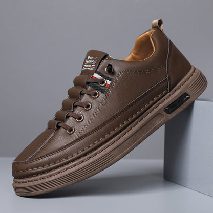 【39-44】2025 Buty męskie wykonane z wysokiej jakości skóry, swobodne i wygodne-3915874