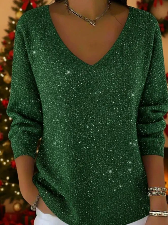 💥🔥【S-5XL】Marzący sweter z dzianiny z gradientowym wzorem gwiaździstego nieba-4183748