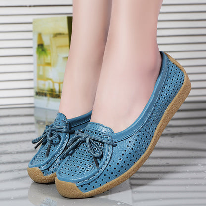 【35-41】 2025 New Style Soft Sole Flat Wszechstronne buty damskie-3923493