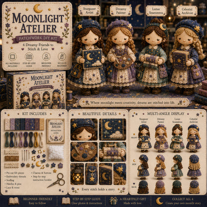 🧵🎁Poslední den: Využijte slevu 49 %!  Miniaturní patchworková sada ze série Miniature World.