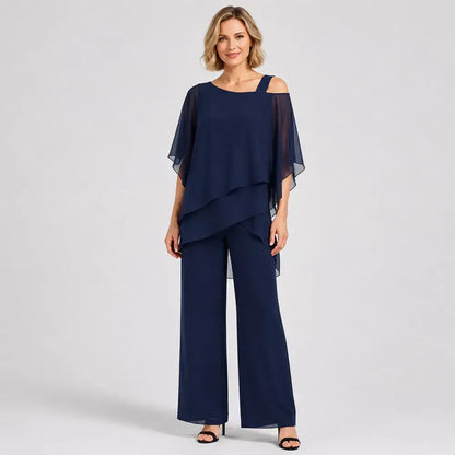 ⏳Korlátozott idejű ajánlat⏰【50-120KG】👚👖Női kétrészes szett, bőrbarát anyagból, váll nélküli kialakítással✅【Felső + nadrág】