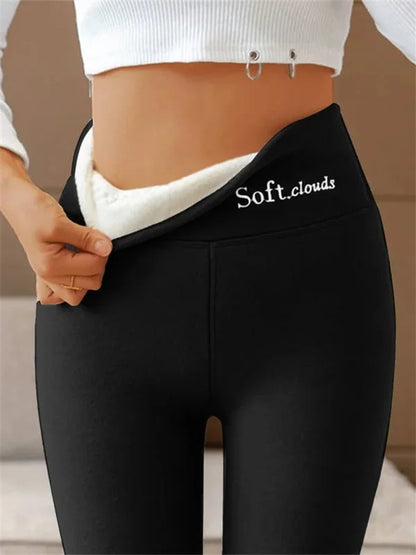 💥 Kup jeden, drugi gratis! 🔥 [S-5XL] Legginsy ocieplane z wełny, wysoki stan, duży rozmiar, wysoka elastyczność – niezbędne na jesień/zimę 2025!-4106059