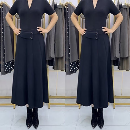 ⏳ Poslední den – sleva 50 % 🎀【S–4XL】Dámská podzimní/zimní midi sukně