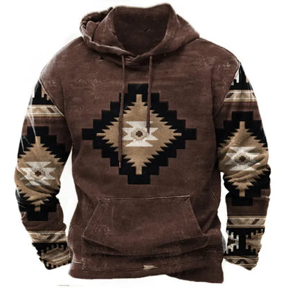 🔥[S-5XL]męska, pogrubiona bluza 3D z długimi rękawami, zapewniająca ciepło i zimno jesienią i zimą
