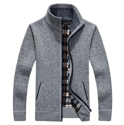 🔥【M~3XL】2025 męski sweter oversize z luźnym zamkiem-4145996