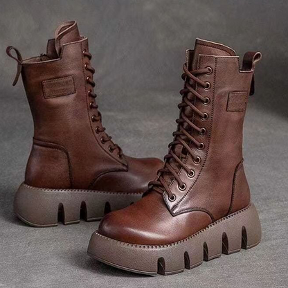 Damskie skórzane buty Martin