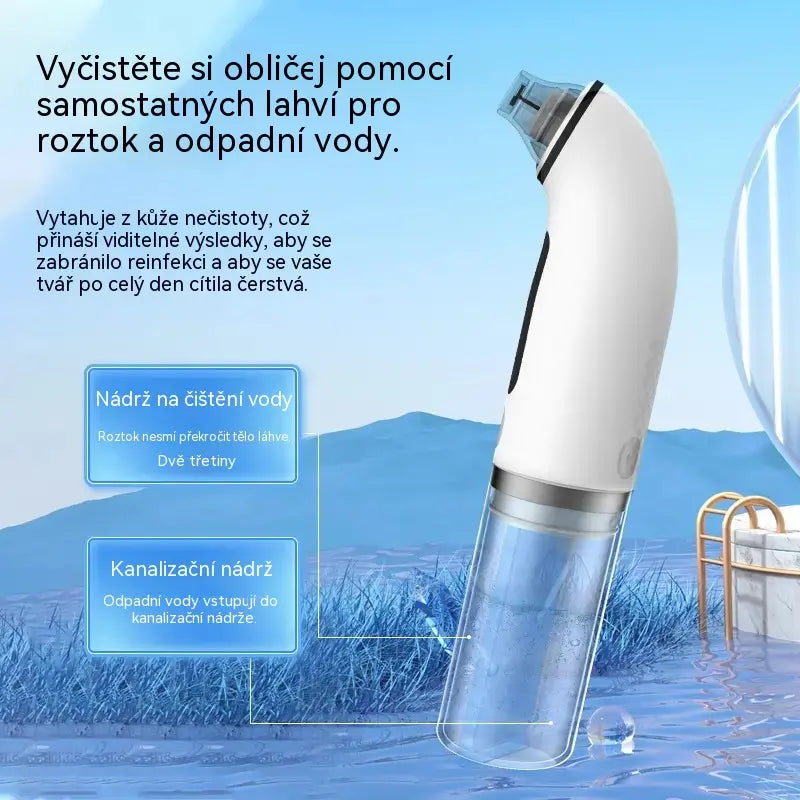 💧 Vakuový čistič póru a černých teček s vodním oběhem a hydratací