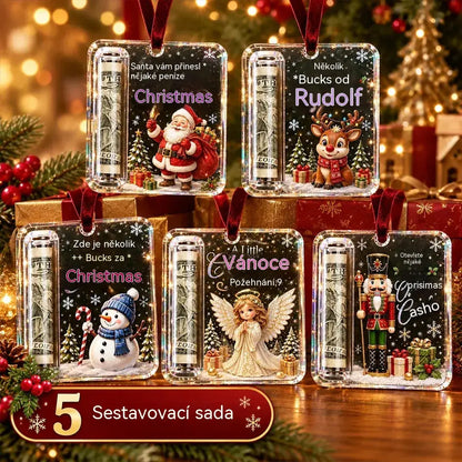 🎄✨✨Vánoční ozdoba na peníze ✨ Ozdoba na vánoční stromeček, která ukrývá bankovky – kreativní a překvapivý sváteční dárek.