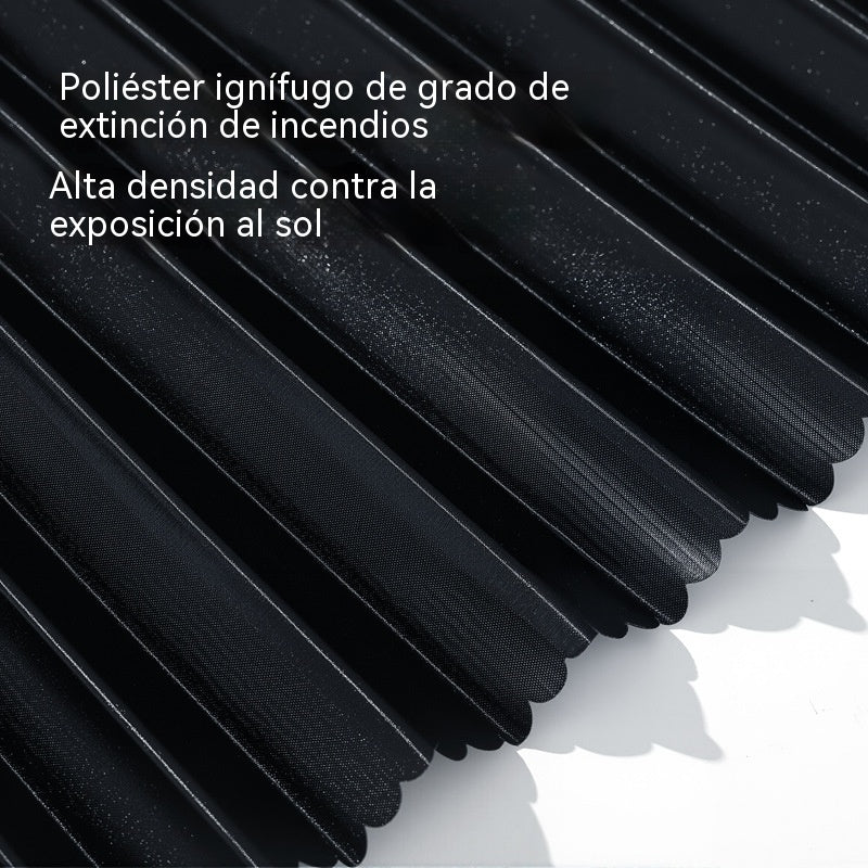 💥【-50% de descuento】🔥[Juego de 4 piezas] Cortina parasol con riel deslizante para ventana de coche y aislamiento térmico