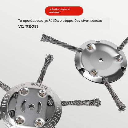 🧰🔥Τελευταία ειδική προσφορά【Αγοράστε 1 και πάρτε 1 δωρεάν】Δύο είδη για 22 ευρώ---Μέση τιμή: 11 € ανά τεμάχιο】🔥Χορτοκοπτικό ζιζανίων από ατσάλινο σύρμα