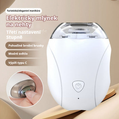 💅 ✨ Nová verze 2025! Automatický pilník na nehty – bezpečná a šetrná péče o nehty 👶🔧 4182037