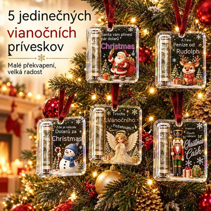 🎄✨✨Vánoční ozdoba na peníze ✨ Ozdoba na vánoční stromeček, která ukrývá bankovky – kreativní a překvapivý sváteční dárek.