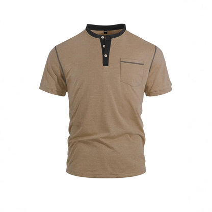 【S-3XL】Pánské letní polo tričko s barevnými bloky