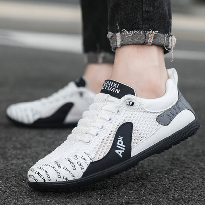 👟2025 pantofi sport casual respirabili pentru bărbați, din plasă, de vară nouă-4023314