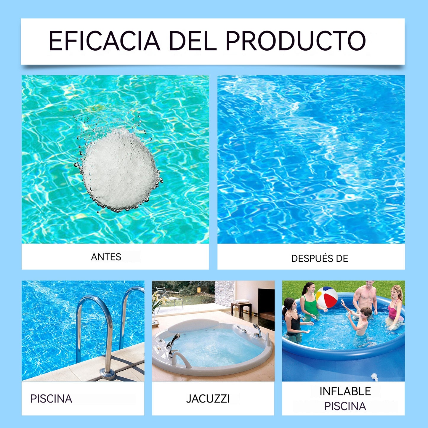 🔥Kupte 1, dostanete 1 zdarma (2 lahve)🏊‍Šumivé tablety na čištění bazénů